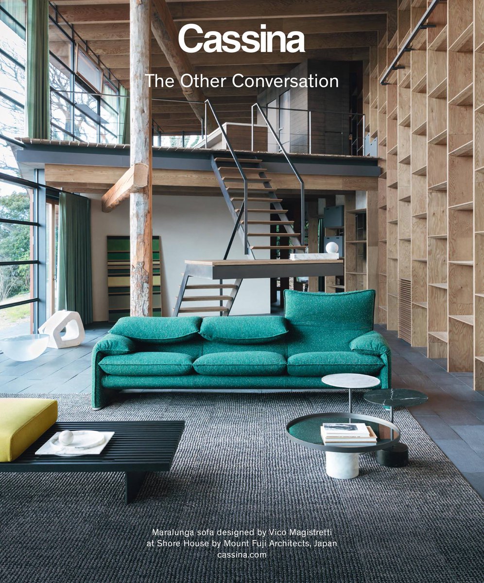 jenniferpuzzo1's tweet image. The Other Conversation, la nuova campagnaADV di #Cassina con il divano #Maralunga di #Magistretti al The Shore House