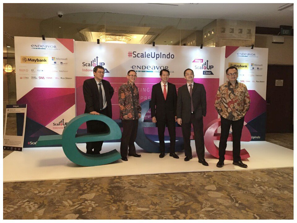 We are proud to support @endeavor_indo to accelerate entrepreneurship in Indonesia. #scaleupindo