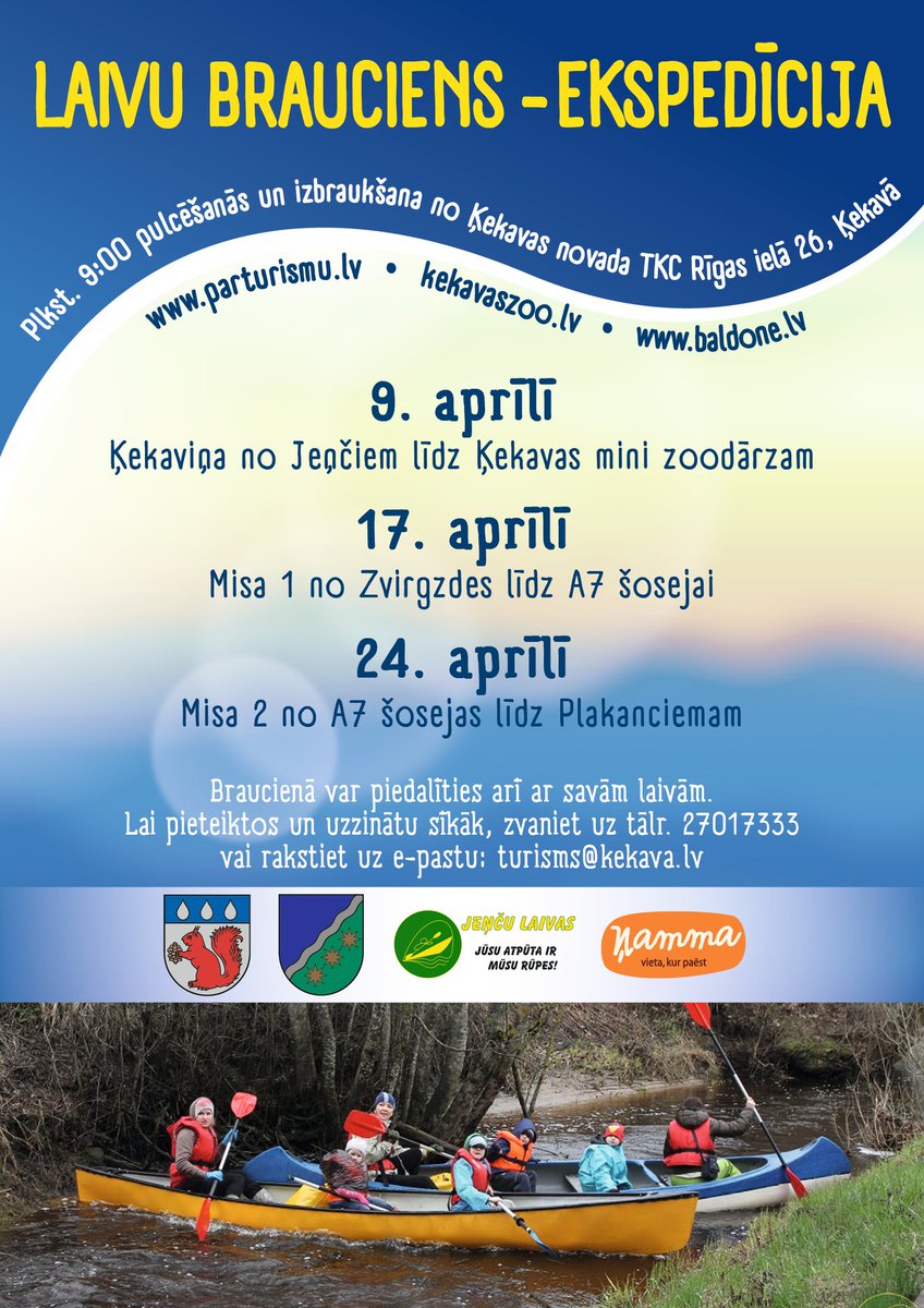 Laivošanas sezona Ķekavā pavisam tuvu!