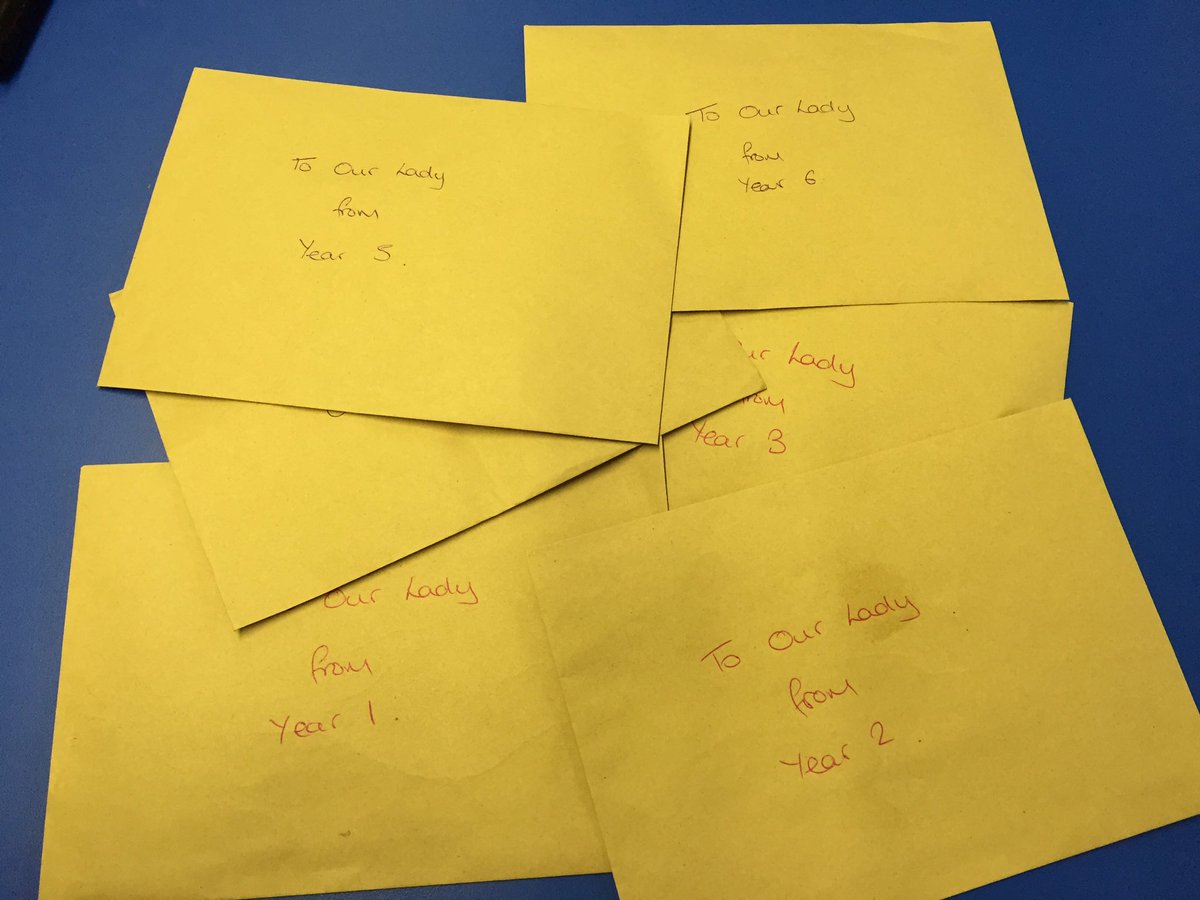 OLAPrimary's tweet image. Petitions from the children. To be delivered to Our Lady in the grotto in Lourdes next week. #HearOurPrayers