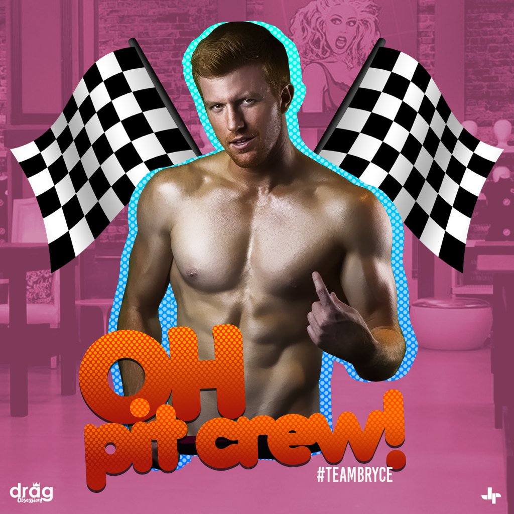 dragobsessionmx's tweet photo. Oh, Pit crew! I love me some @VicariousBryce. Our Favorite redhead. #Pitcrew #DragRace 🏁 | Design by:  @jrgraphics_ https://t.co/NgVnoBDh2U
