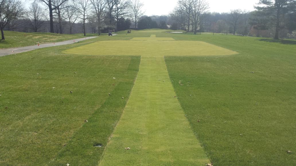 joelweiman's tweet photo. New 13th tee complex and bentgrass dew walks almost ready for play at Springfield G&amp;CC. https://t.co/ph3wq4Piss