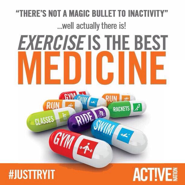 docandrewmurray's tweet photo. Exercise one of the best medicines . Prevents+ helps treat many illnesses . Listening to @ZoeWilliams1 @ActiveEssex https://t.co/mgzb9NDsLB
