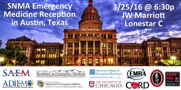 come to the <a href="/UChicagoEM/">UChicago EM</a> reception at <a href="/SNMA/">Student National Medical Association, Inc (SNMA)</a> #AMEC2016! cosponsored by <a href="/DenverEMed/">DenverEM</a> <a href="/EmergencyDocs/">Emergency Physicians</a> <a href="/AAEMRSA/">AAEM/RSA</a> <a href="/SAEM_ADIEM/">SAEM ADIEM Academy</a>
