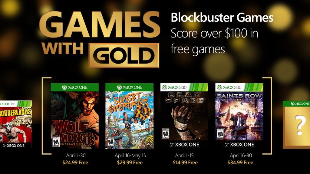 What_Button's tweet photo. Wow @Xbox just revealed next month's #GamesWithGold and it is the best month yet. 2 of my fav games are included. https://t.co/EEsAsVL7re