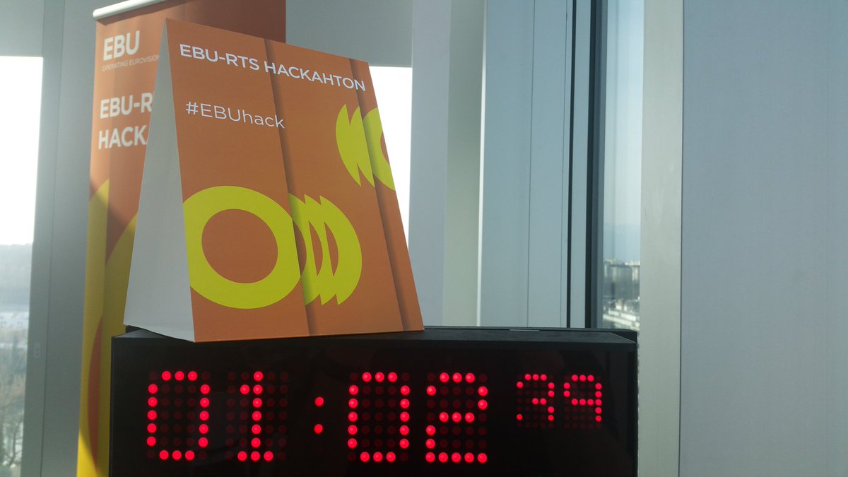 RadioTeleSuisse's tweet photo. Tous les projets du #EBUhack ont été présentés. C'est maintenant l'heure des votes ! https://t.co/ZEyQ29ZmWA