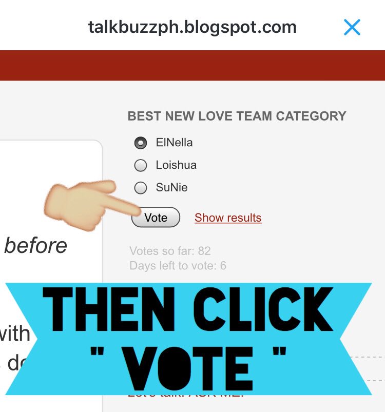 ElNellaOFC's tweet photo. Don't know how to vote? Here's the steps on voting!!

👇🏼👇🏼👇🏼 Here's the site 👇🏼👇🏼👇🏼

➡️ https://t.co/EN7Y33y69d ⬅️ https://t.co/wML4yOCN6n