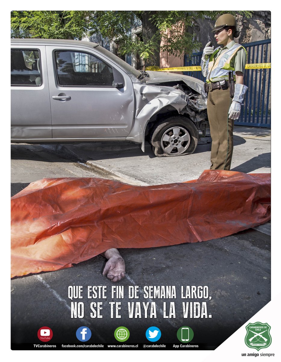 Carabdechile's tweet photo. Disfruta este fin de semana largo con responsabilidad. Cuídate y cuida a los demás! https://t.co/wYcyxfI33l