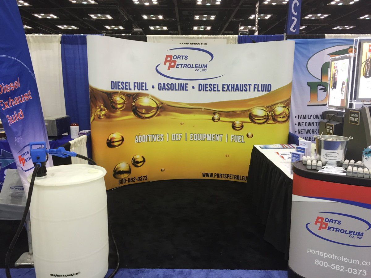 PortsPetroleum's tweet photo. Last day at the @MPACTTradeshow ! Stop by Booth 1223! We've got a live demo &amp; a couple of giveaways! #MPACT2016 https://t.co/vHY59PCec2