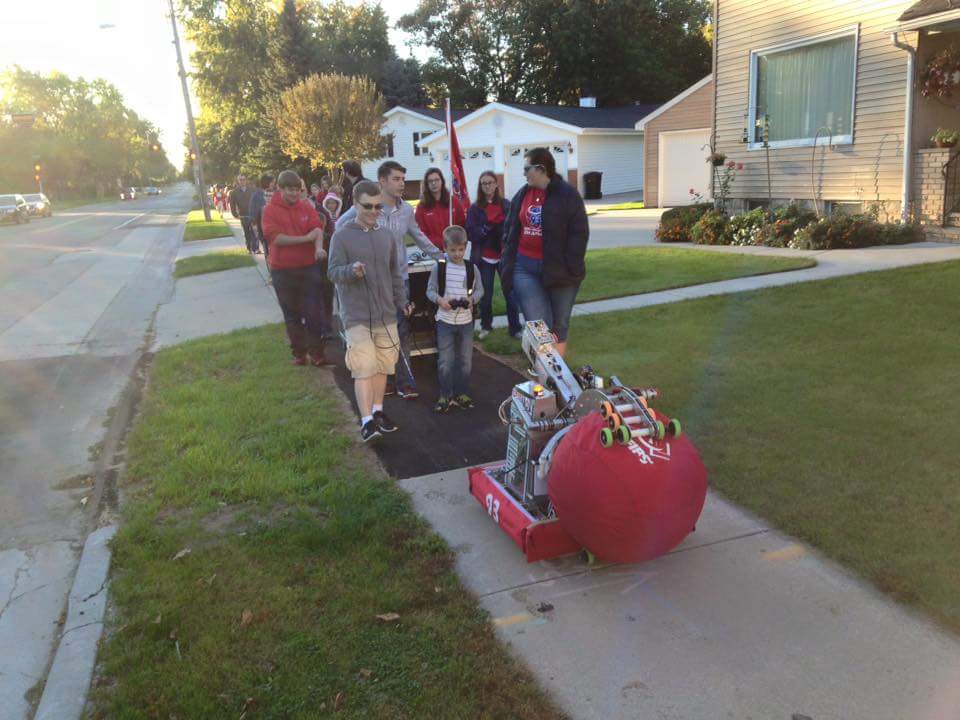 #TBT to when our students did a walking demo to a local elementary school!