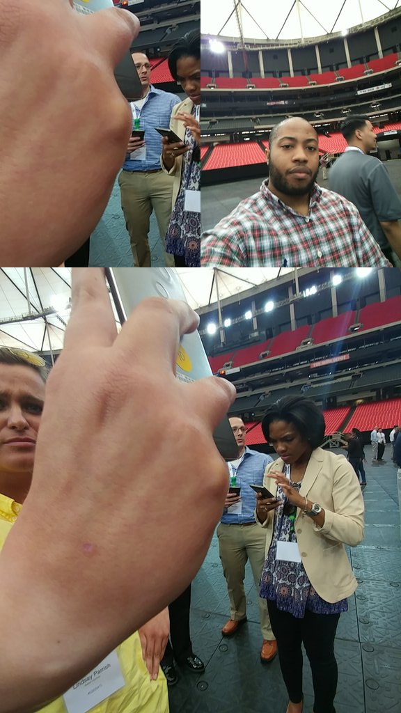 Just taking 3 pictures at once on the new LG G5 at the Georgia dome #sprint #ATL #LGG5ATL