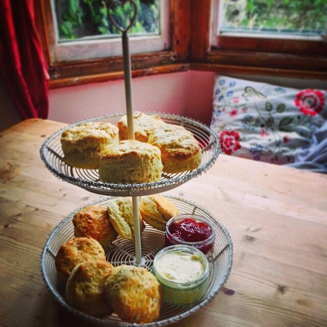 s_tailor's tweet photo. #TBT to my homemade scones! Perfect #baking treat for the #EasterWeekend. Jam or cream first? #sonumbakes https://t.co/pb5MuJUvQA