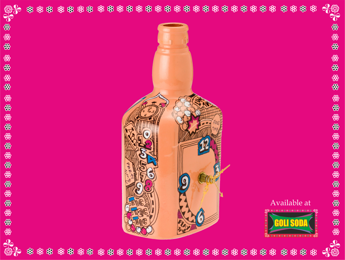GoliSodaStore's tweet image. A new look to the usual clock !! Bottle clock !! #bottleclock #upcycled #ecoliving