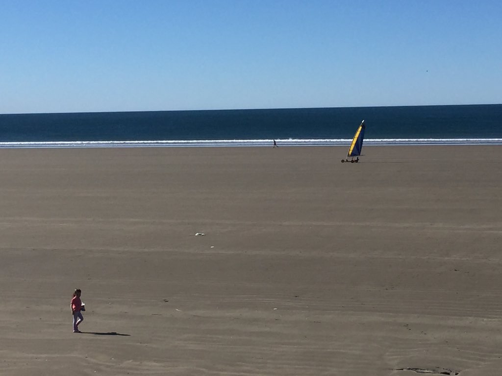 Playa y carrovelismo