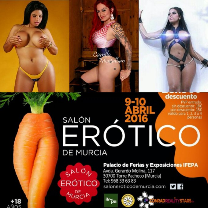 3 pic. Este año al @eroticomurcia no llevaré talento hombres ? los cambie por dos compatriotas venezolanas