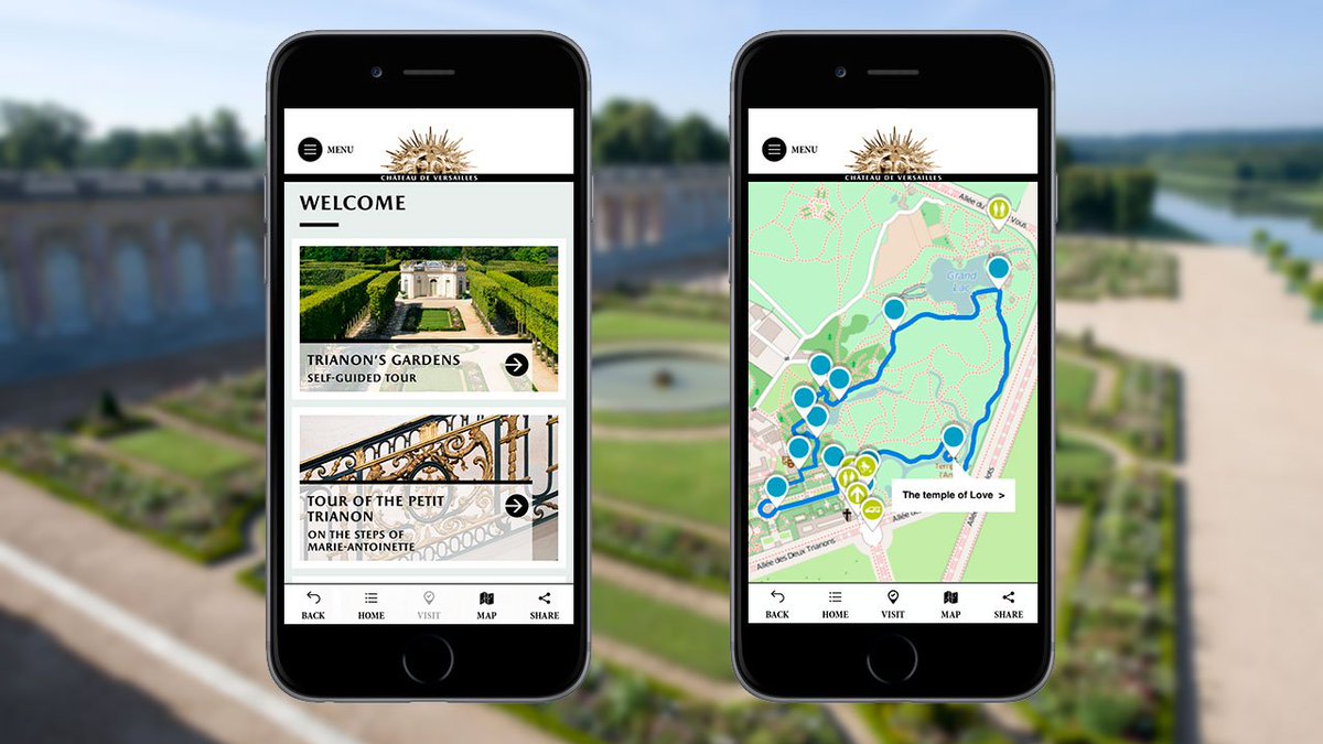 CVersailles's tweet photo. Discover the new tour of the Petit Trianon in the app "Palaces and gardens of Trianon" https://t.co/TeF7t2qfbB https://t.co/pOFwlZWZf1