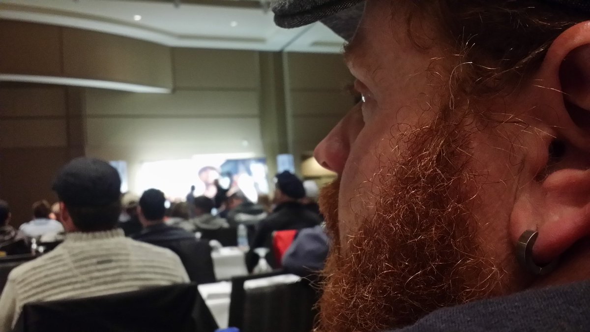joebailey2424's tweet photo. Live from the beard of @JonLeeder! 
@techobloc #2016contractorshowcase
Watching pillar and lighting demos! https://t.co/wKCA125cSO