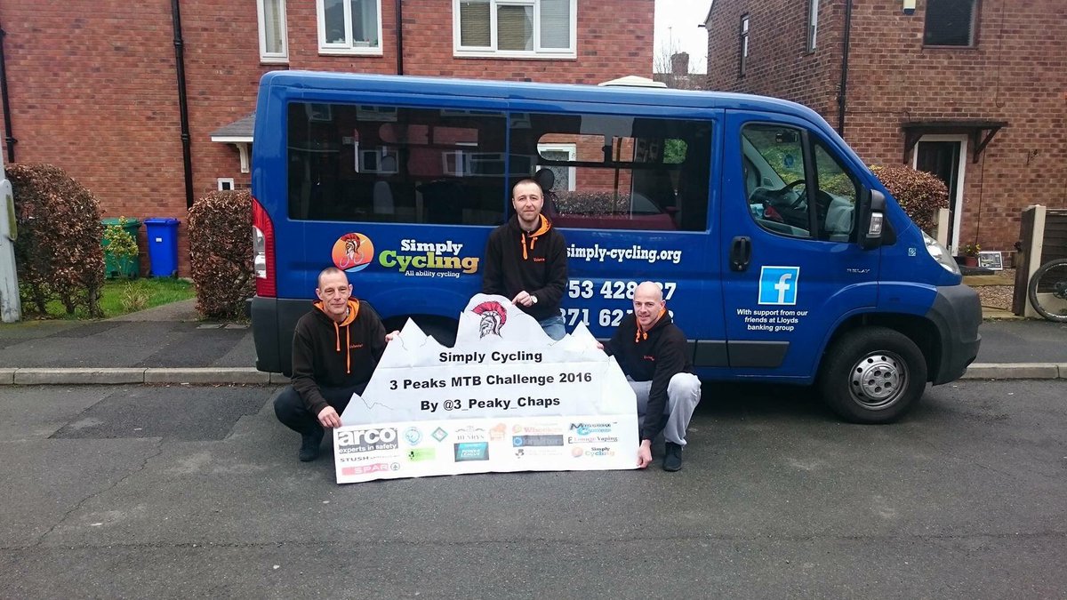 3_Peaky_Chaps's tweet image. All ready to go!!! #3peaks #jointhejourney @SimplyCycling1
