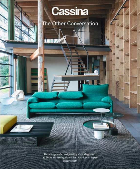 leftloft's tweet image. #TheOtherConversation, ADV for @Cassina with Vico Magistretti #Maralunga in TheShoreHouse by Mount Fuji Architects.