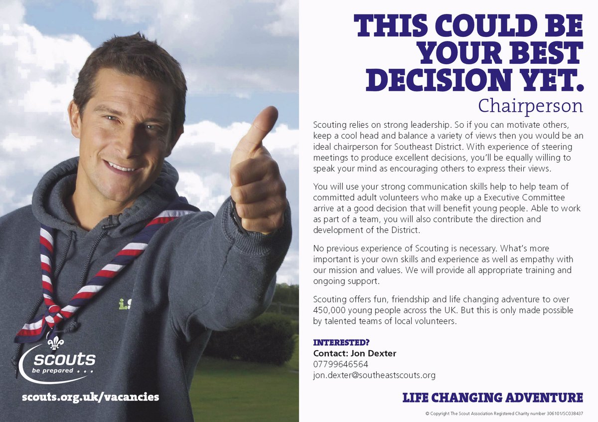 JonDCSouthEast's tweet photo. Are you looking for your next challenge ? @WigstonRotary @SELeicScouts @owsgb https://t.co/o2qrGuYohD