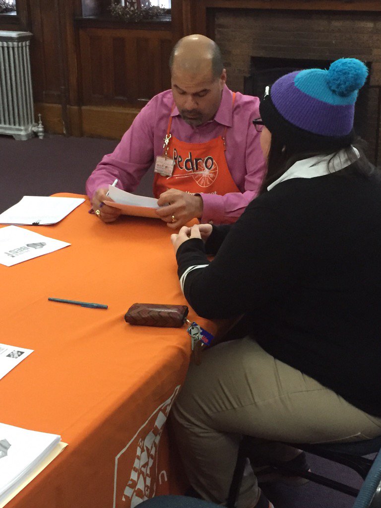 SSelmecki's tweet photo. Ty @veteransinc1 for hosting THD job fair!45 offers from 4 stores w hour+to go @Lisachiras @DelvecchioA @PaulDeveno https://t.co/5IeWKgjkJZ