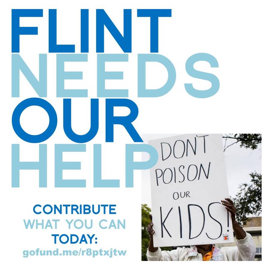 No time to wait! #Flint residents need your help today, so please give what you can: gofund.me/r8ptxjtw