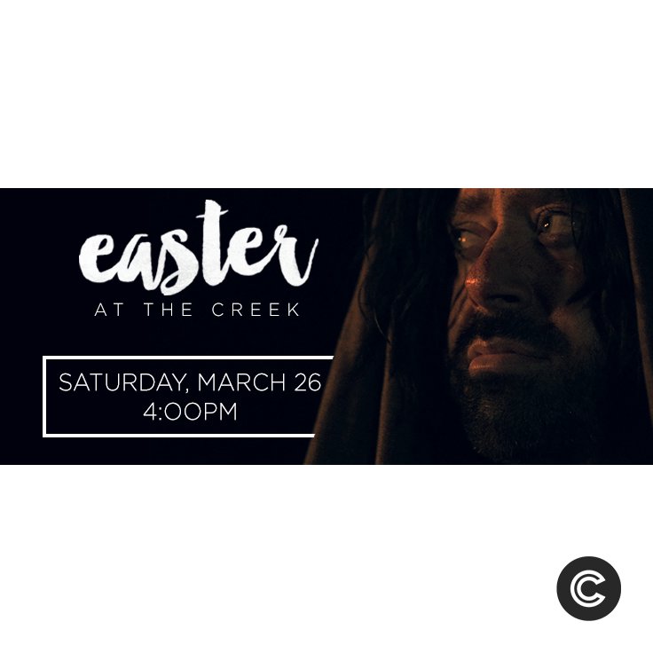 thecreekKY's tweet photo. This Saturday is a great chance to invite a guest to Easter at The Creek!
Saturday 4PM // London Campus https://t.co/oRLdgfpJ1T