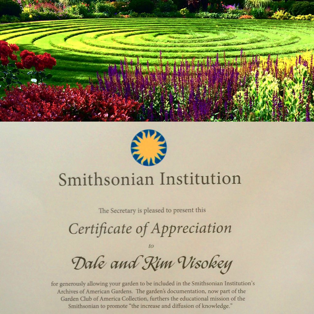 TheGardenFreak's tweet photo. So honored to be included in the Smithsonian's Archive of American Gardens!  @SIGardens #gardens #design #research https://t.co/PNh4HpKpq1