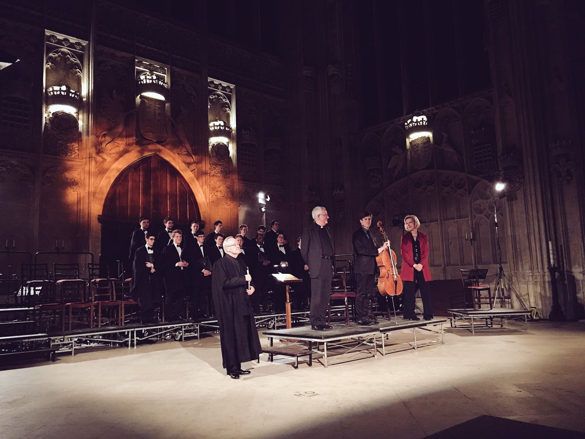 jackabuss's tweet photo. Fantastic to see @Juliet945600 &amp; @SJCleobury at tonight's @ConcertsatKings ! My favourite concert this year :)X https://t.co/feyyyBCopC