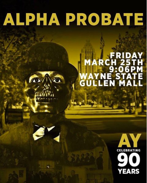 The first black fraternity for college men in Detroit will be continuing its 90year legacy on Friday at <a href="/waynestate/">Wayne State University</a>.