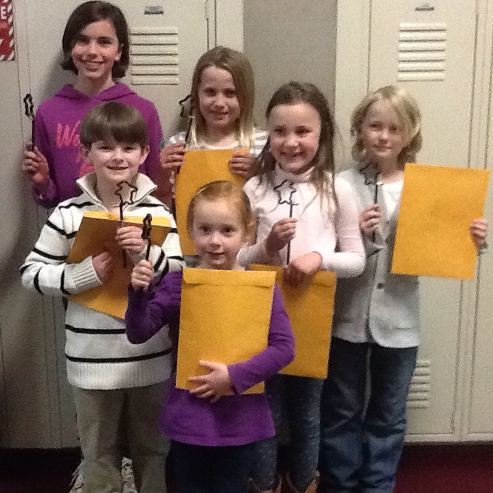 Congratulations Trombly penguin bookmark winners! @GPSchools @1school1book