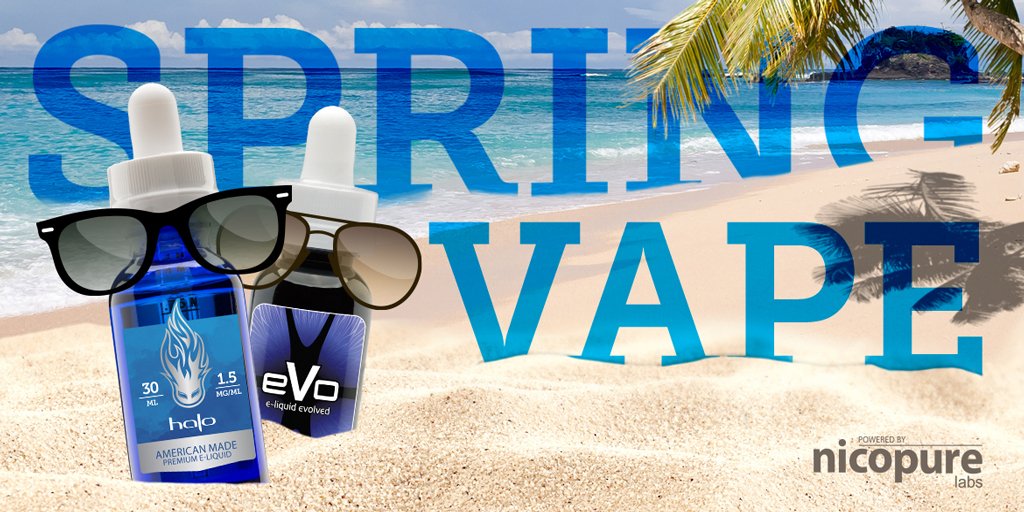 NicoPureLabs's tweet photo. Thinking of taking a #SpringBreakVaca? Here are #VapingFriendly vacation spots! https://t.co/XjiRicduD4 https://t.co/BPoECGdOpf