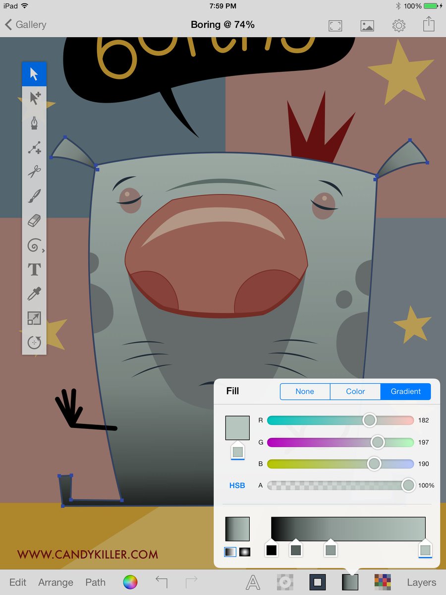 aaa_software's tweet image. #iPad This picture was painted on the iPad with the help of itunes.apple.com/app/id833380160