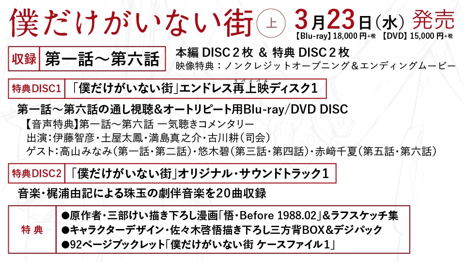 僕だけがいない街 Boku Rico Twitter