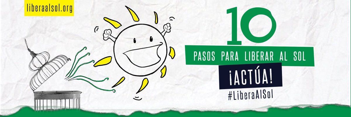 AmigosTierraEsp's tweet photo. Si quieres hacer, pacíficamente, la #RebeliónEnergética pues #LiberaAlSol Te ayudamos aquí: https://t.co/FH0fVe2BBd https://t.co/o3P174iCHb