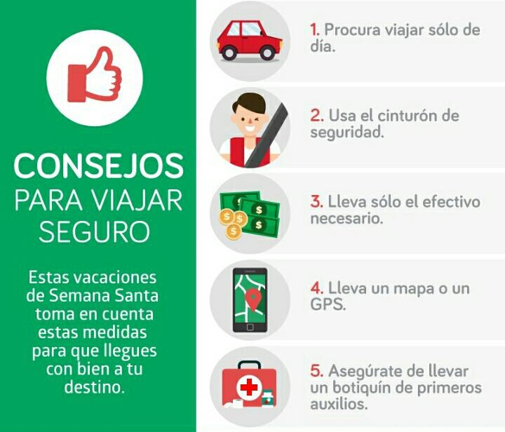 Te comparto algunos consejos de seguridad para que disfrutes de unas vacaciones felices de #SemanaSanta  #Veracruz