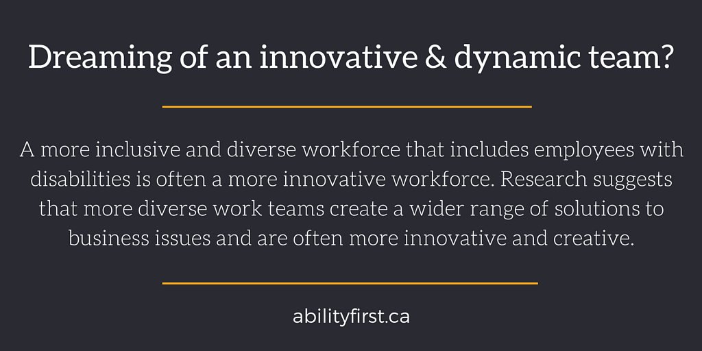 AbilityFirstLdn's tweet photo. The dream team - #innovative & #dynamic. Do you have yours? #PutTheAbilityFirst https://t.co/tLuEYMVCwr https://t.co/6EY828zohf