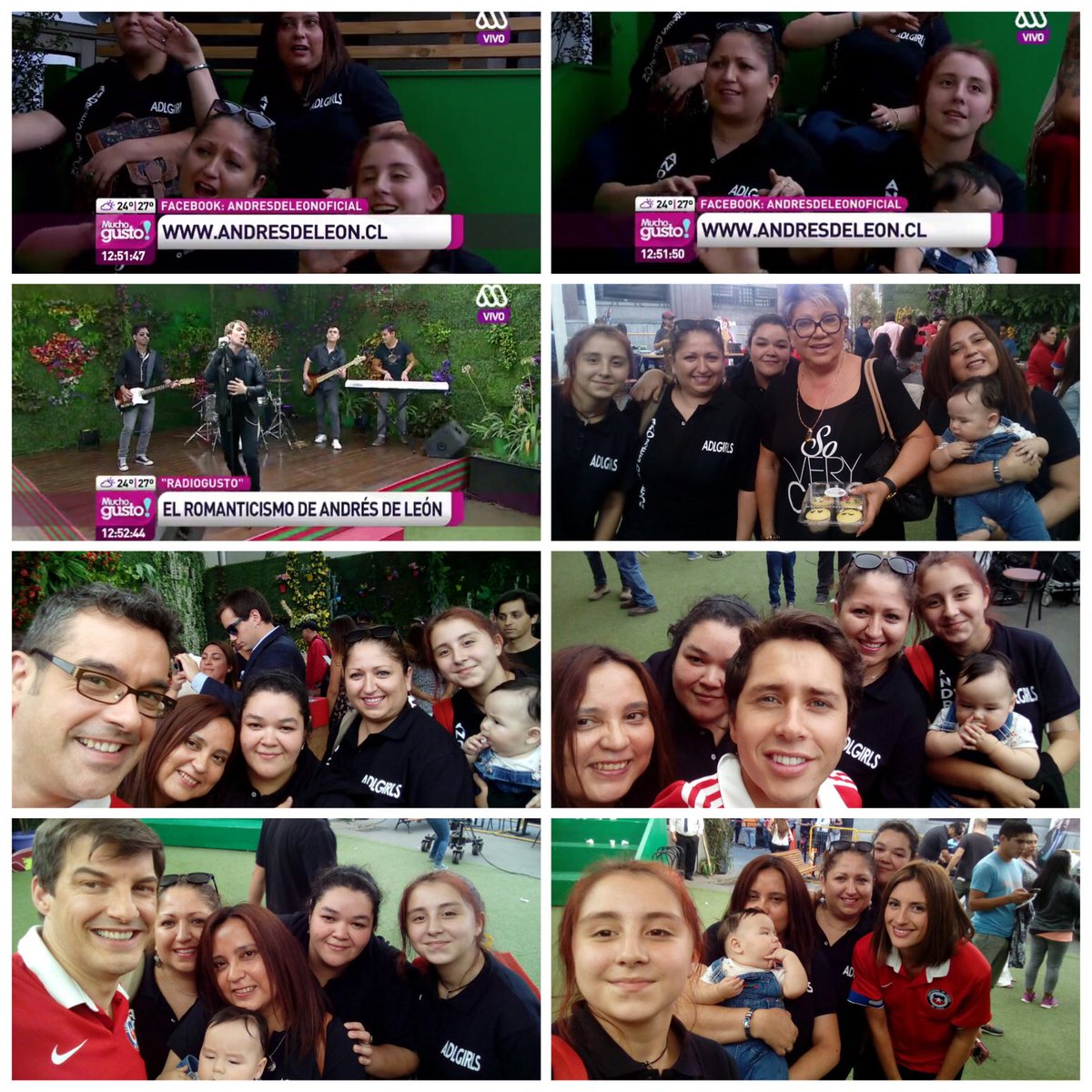 ADLGirls's tweet photo. @ADLGirls hoy en Mucho Gusto!!! Gracias a todos por hacer posible este bello momento ☺️@IamAndresdeLeon https://t.co/Nb9W4lDYuR