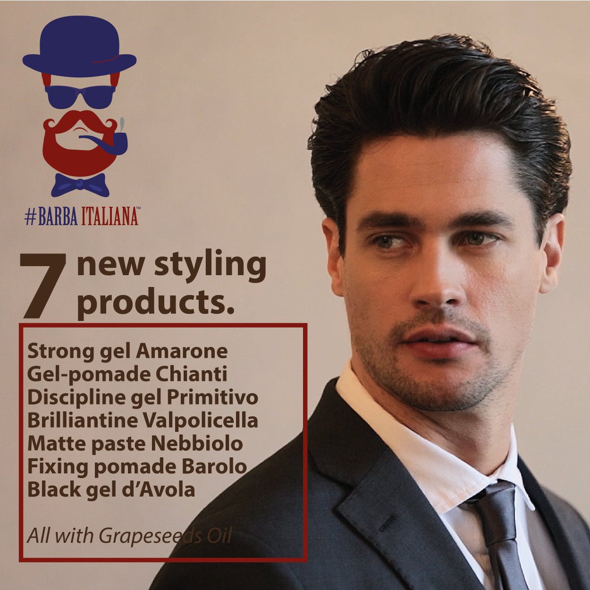 barbaitaliana's tweet photo. 7 new styling for man. Now in your #salon #hairstyle #barbershop #barber #beard, #hair https://t.co/XUI8D0JM8F
