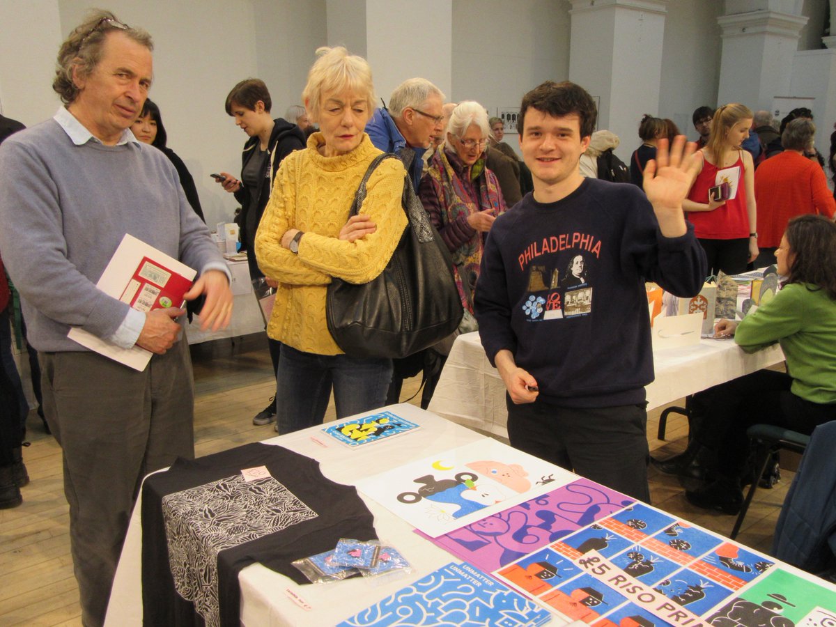 ecaillustration's tweet image. Our @ecaillustration alumni @AnupaGardner and @WorkhorsePress are waving hello form #Bookmarks