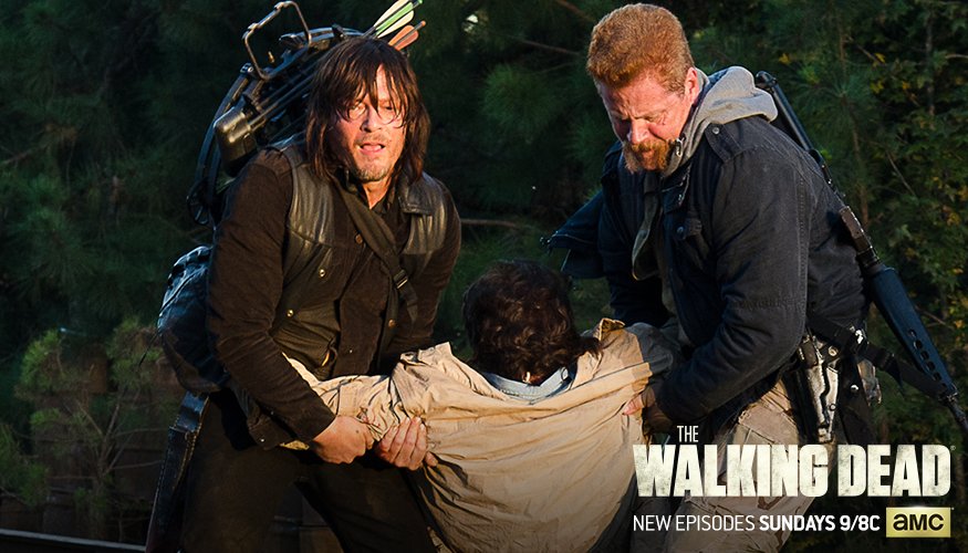 WalkingDead_AMC's tweet image. #TWD's @wwwbigbaldhead, Greg Nicotero and more break down two missions that went very wrong: bit.ly/1Vvg3mF