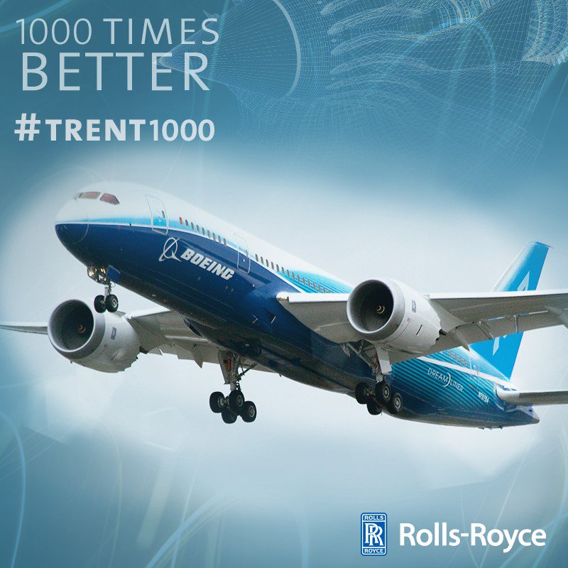 RollsRoyce's tweet photo. Top Trent! Read how we've engineered our #Trent1000 for optimum efficiency #BetterPower https://t.co/TQ0AaCCSUH https://t.co/dytdZODN1G