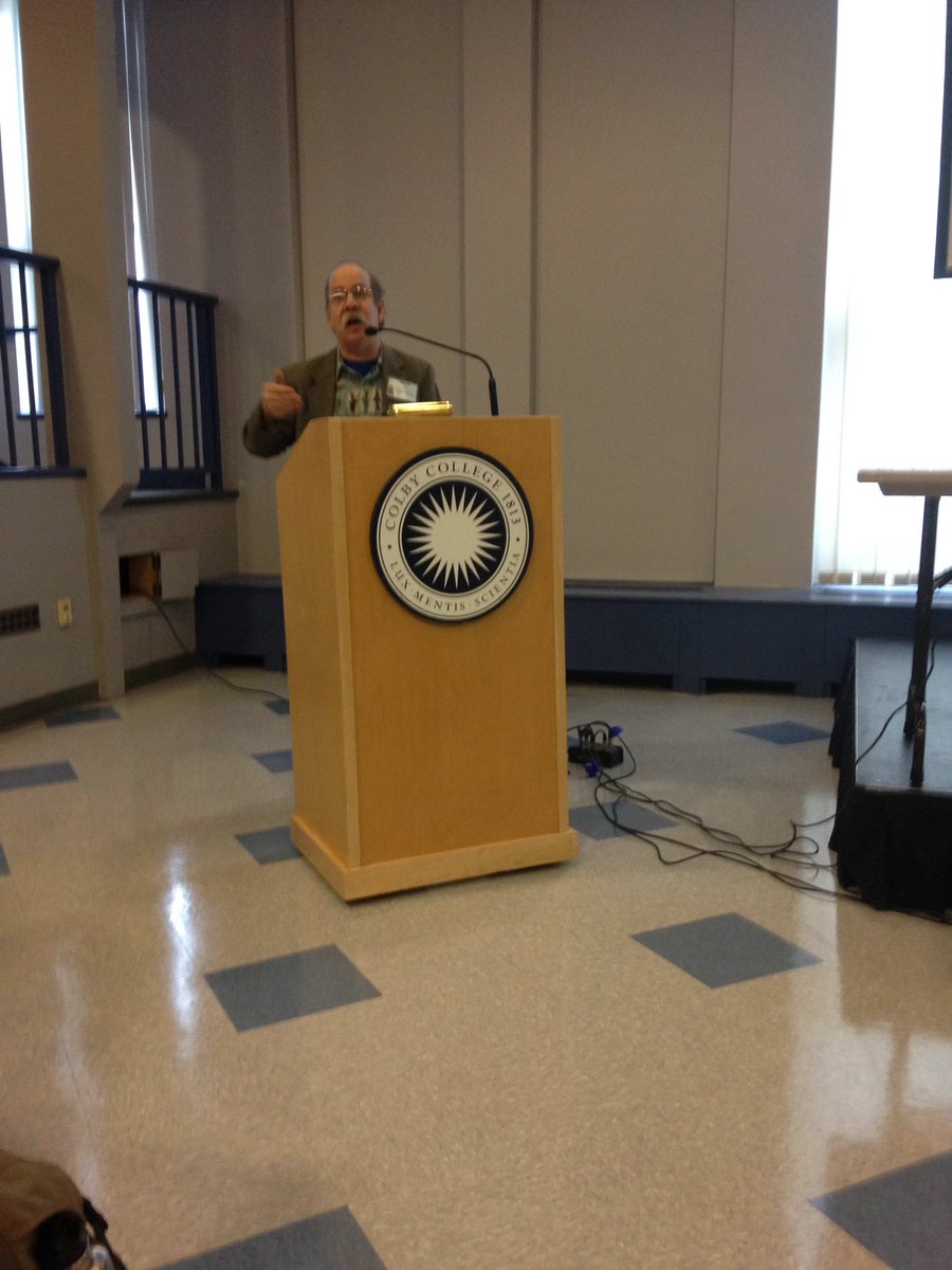 Belgrade_Lakes's tweet photo. Brock Adler of @NAAEEStaff speaking at the annual #meea spring conference #maineEE2016 @ColbyCollege https://t.co/TlqhJZL6T6
