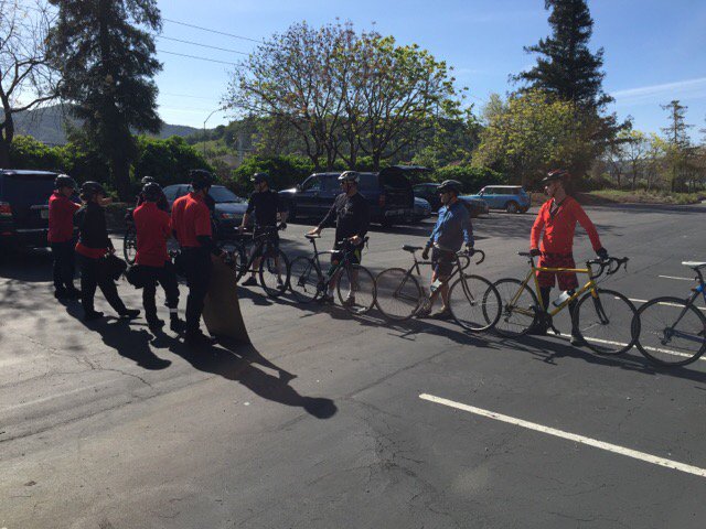CHPMarin's tweet photo. Today the Marin CHP bicycle patrol unit received crowd control training from the @CHP_HQ bicycle unit. https://t.co/EZIQp1lUip