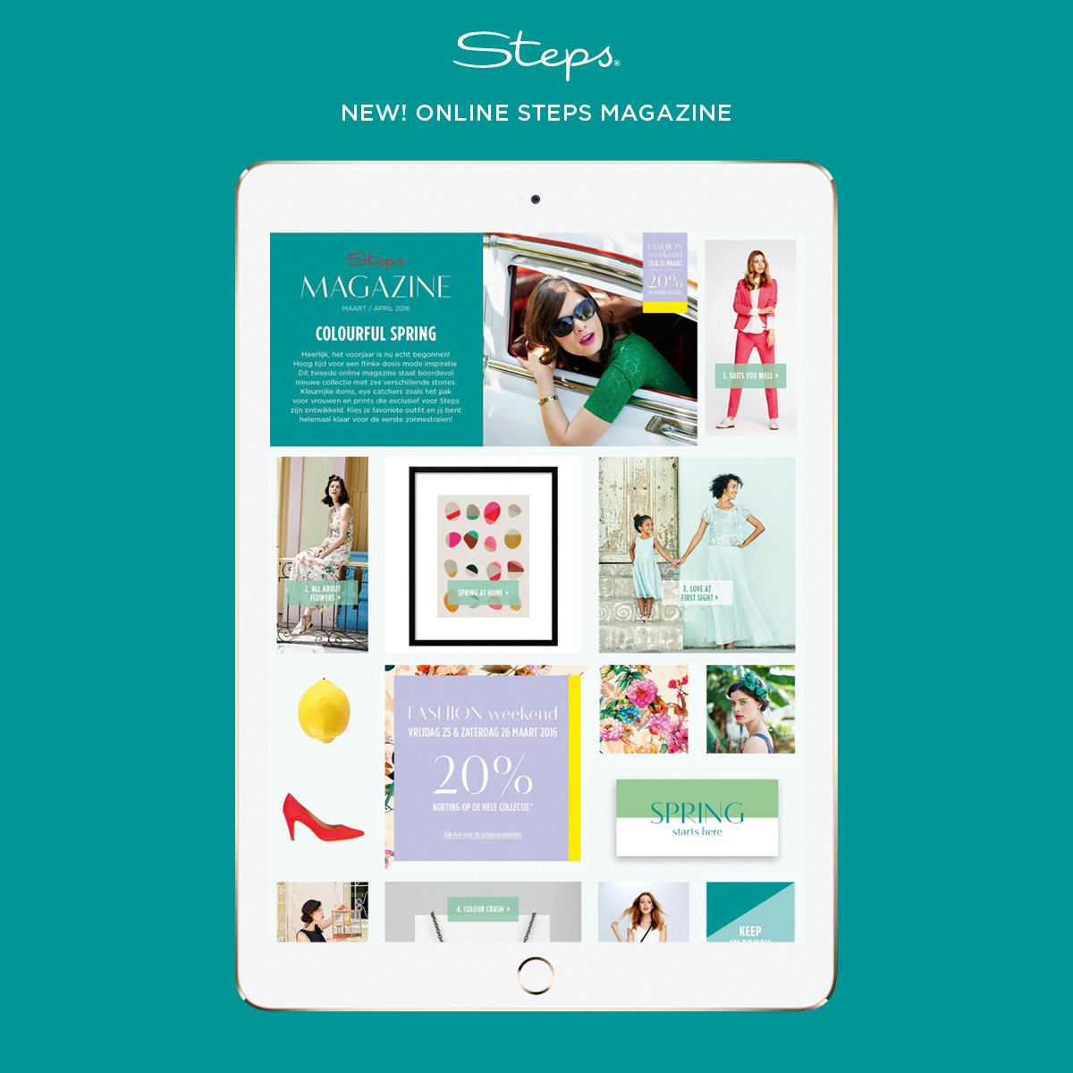 stepsaday's tweet photo. Het nieuwe online Steps magazine is uit! https://t.co/V564jZGSE6 #stepsaday #stepsmagazine https://t.co/cCRk61C1jU