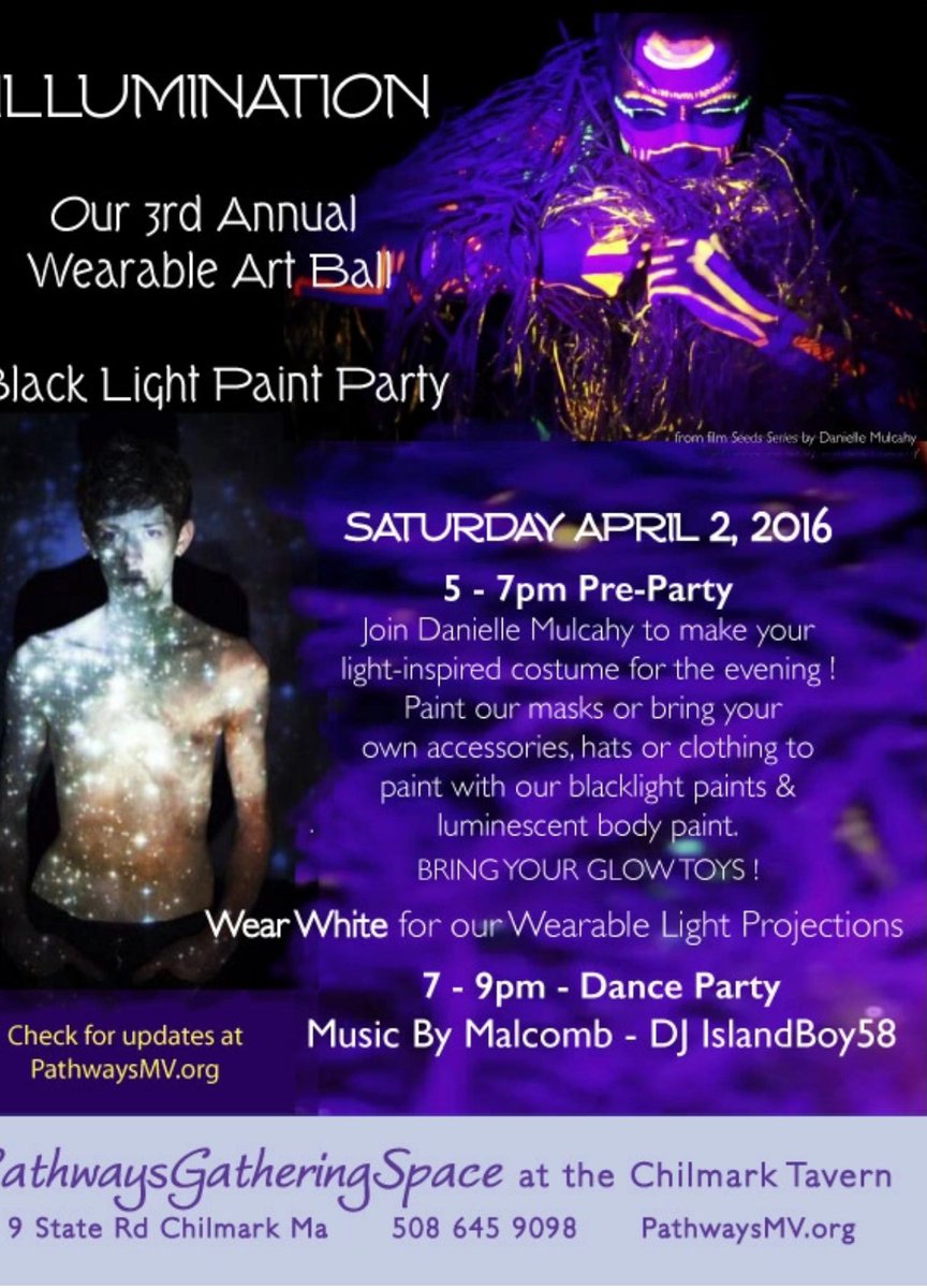 Pathways_MV's tweet photo. Joins us for our annual Wearable Art Ball! #Illumination #art #costume #creative #dance #music https://t.co/EzAAkHzjpo