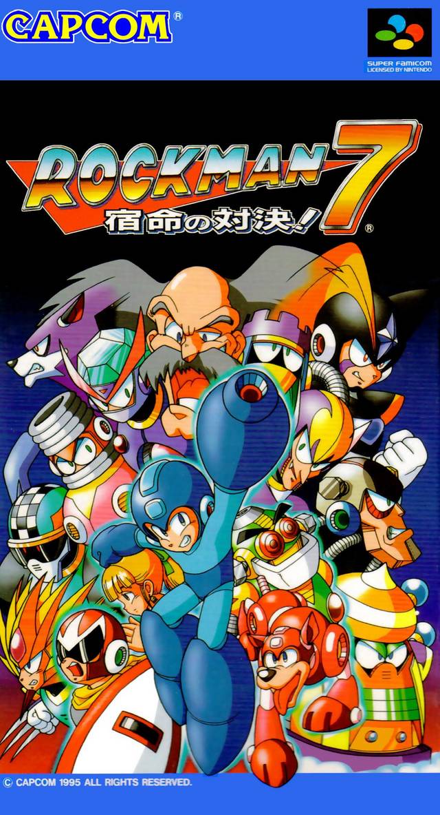 repisanintendo's tweet photo. ¡Felices 21 años RockMan 7: Shukumei no Taiketsu! (Mega Man 7)!
Super Famicom, 1995. https://t.co/MAu6wyKONw