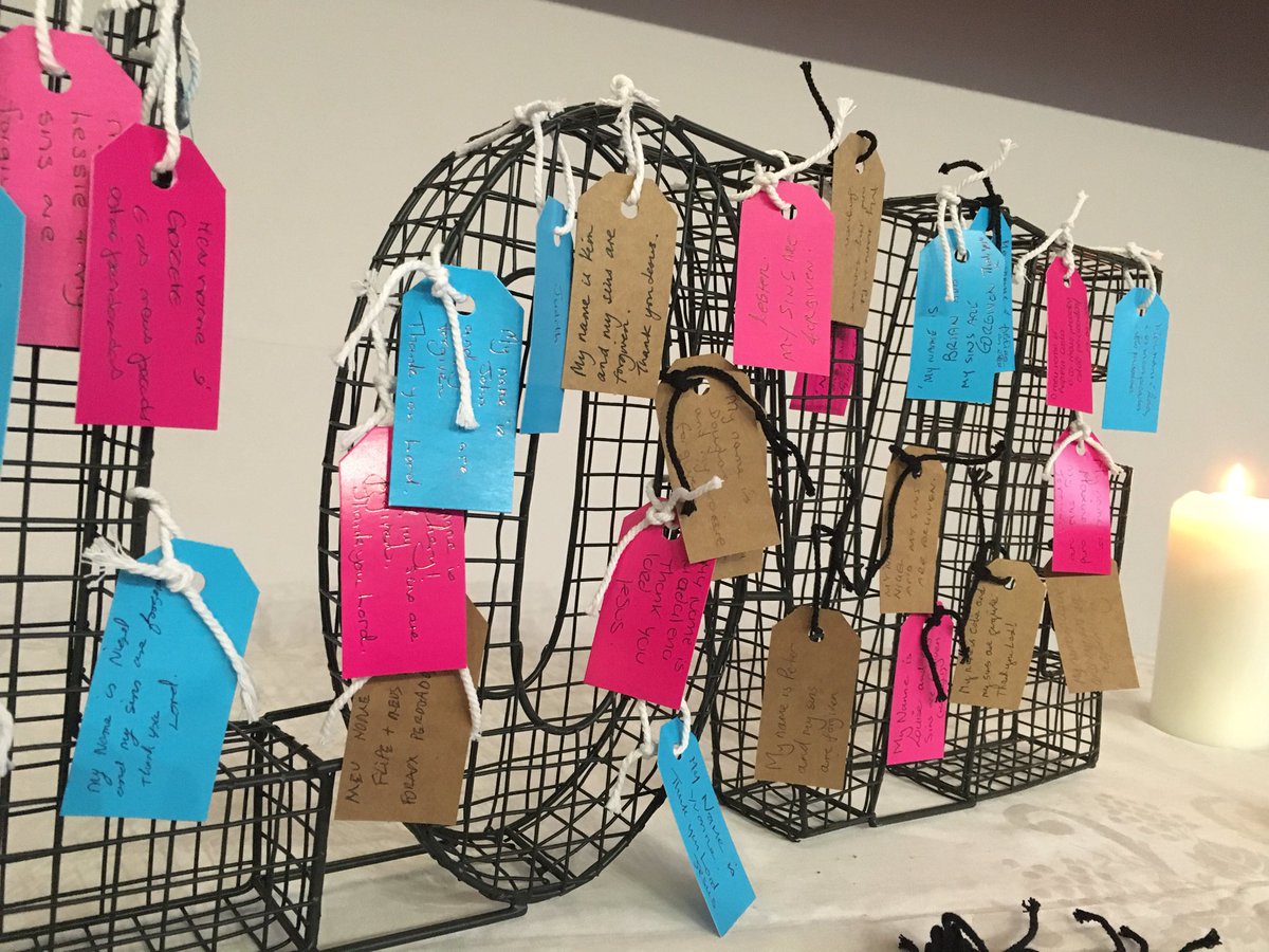 Because of Jesus love for every person, his willingness to die on a cross, we are forgiven. #PrayerSpace #ParkLifeGY