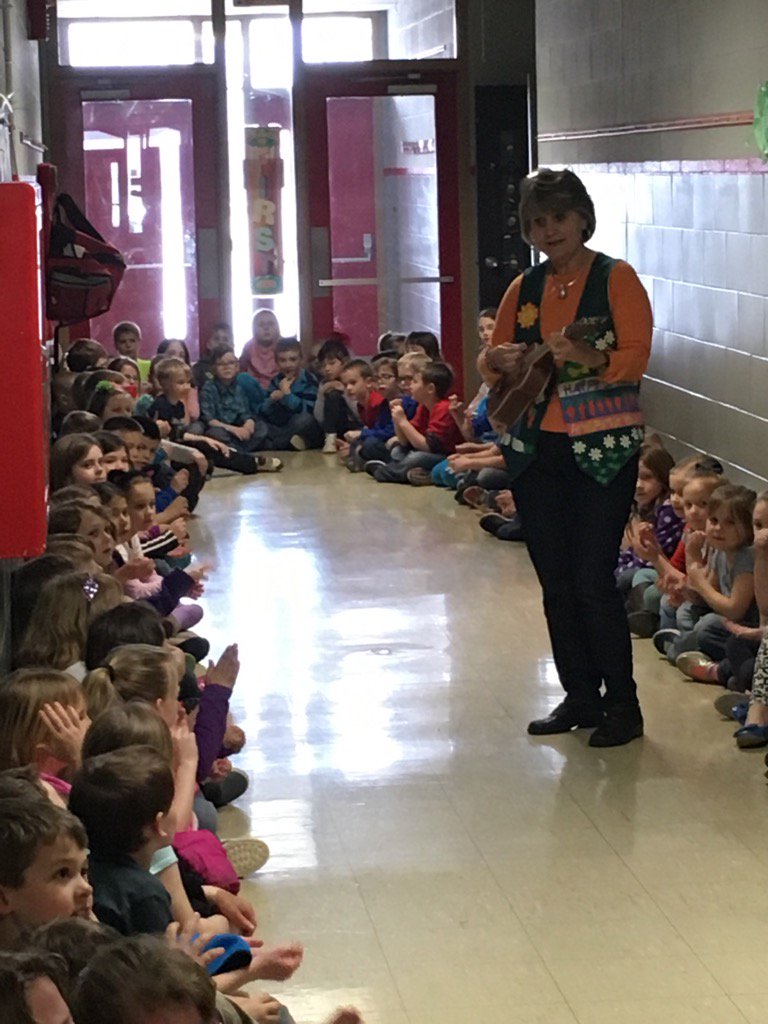We love you Ms. Jaye! Thanks for playing the ukulele for us in 1st grade! #wfredbirds #teamdenning