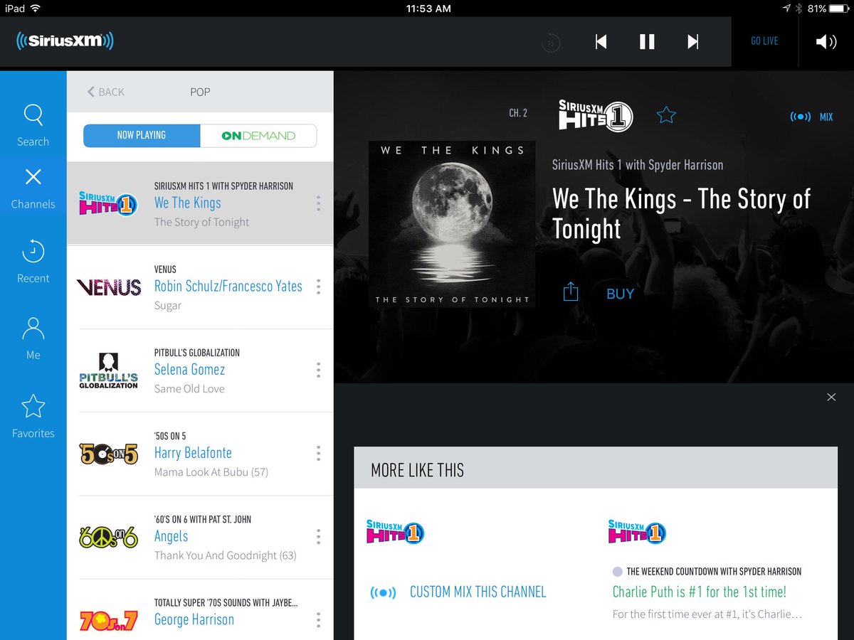 Topheroonie's tweet photo. @WeTheKings @travisrclark @WeTheDan @CharlesTrippy @wethehunter  @ColeyOToole I just downloaded the SirusApp, and... https://t.co/DWC4nhbRhv